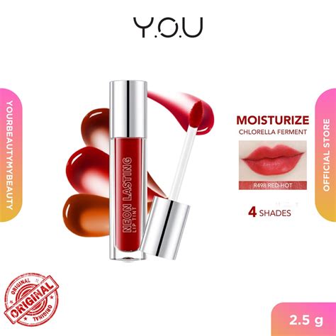 Jual YOU Neon Lasting Lip Tint Tahan Lama Hingga 12 Jam Moisturizing