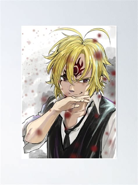 "Meliodas The Seven Deadly Sins Design-Fanart" Poster von valekun | Redbubble