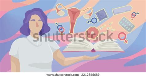 Female Teacher Open Book Concept Sex Stock Vector Royalty Free 2212565689 Shutterstock