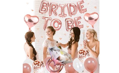 Am Anna Rose Gold Bride To Be Bachelorette Party Decorations Kit 56pcs Inculde Rose Gold