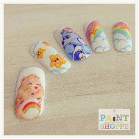 Pin by Paula Cúpich on Nail designs Bears nails Pop art nails Long