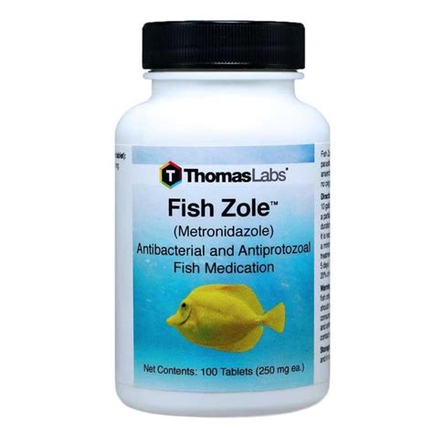 Fish Zole Metronidazole 250 Mg Tablets 100 Count Horse Vitamins