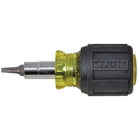 Klein In Stubby Multi Bit Screwdriver Nut Driver With Ph Sl