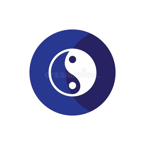 Ying Yang Icon Vector Stock Vector Illustration Of Opposites