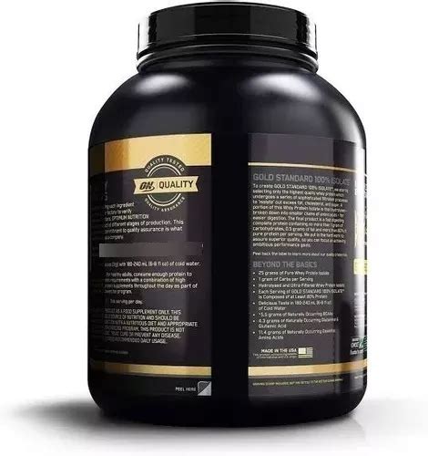 Suplemento Em Pó Optimum Nutrition Gold Standard 100 Whey Proteína Sabor Chocolate Em Pote De