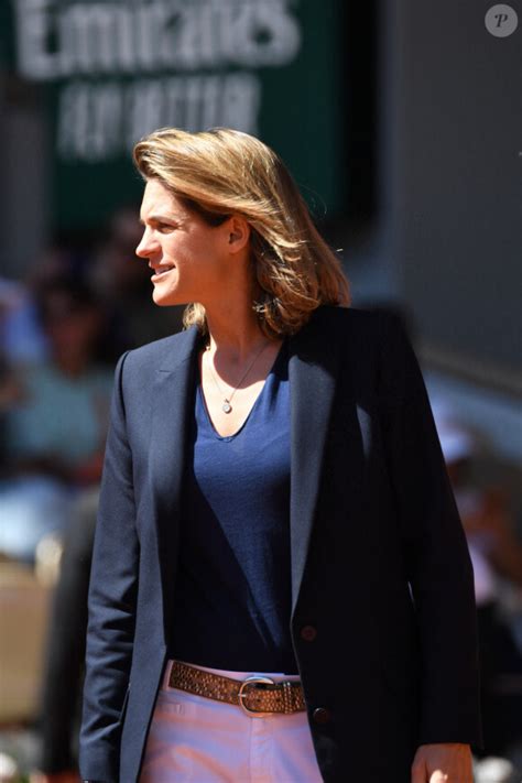 Amélie Mauresmo À quelques jours de Roland Garros rare photo de ses