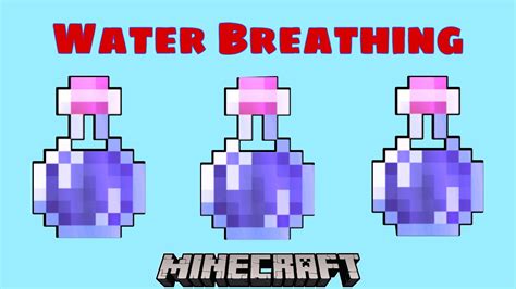 How To Make Water Breathing Potion In Minecraft Minecraft Tutorial Youtube