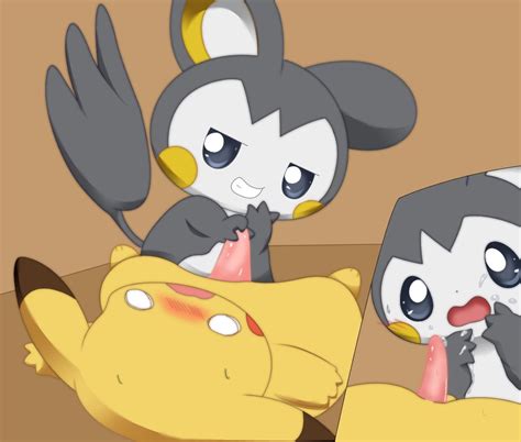 Naked Female Raichu And Emolga