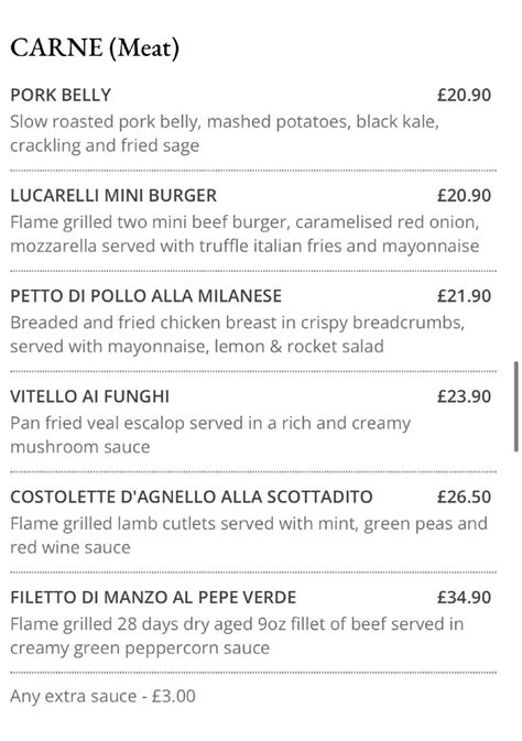 Lucarelli – Birmingham Mailbox Birmingham's full menu online