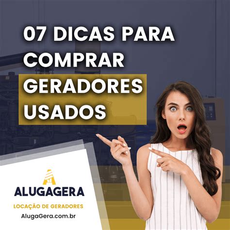 Gerador De Energia Usado 07 Dicas Para Compra