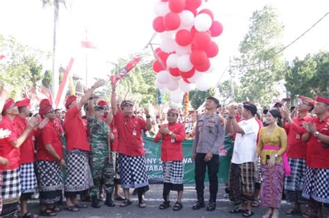 Bupati Tabanan Buka Parade Budaya Meriahkan Peringatan HUT Kemerdekaan