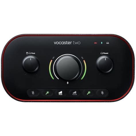 Focusrite Vocaster Two Usb C Podcasting Audio Interface Artist Systems