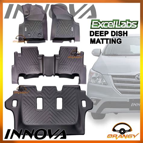 Toyota Innova To Oem Tpe Excellent Deep Dish Matting