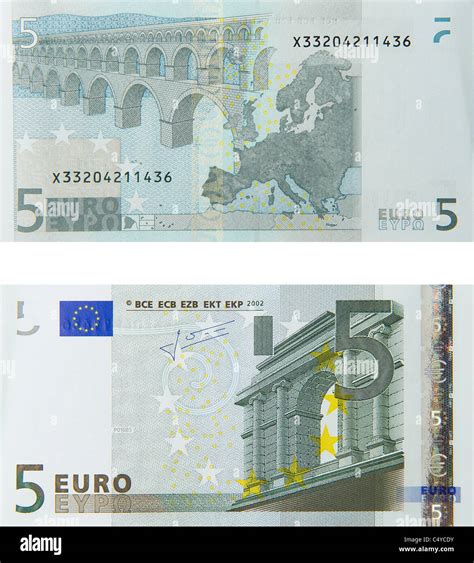 5 Euro 5 Euros Note Loi Notes Photo Stock Alamy