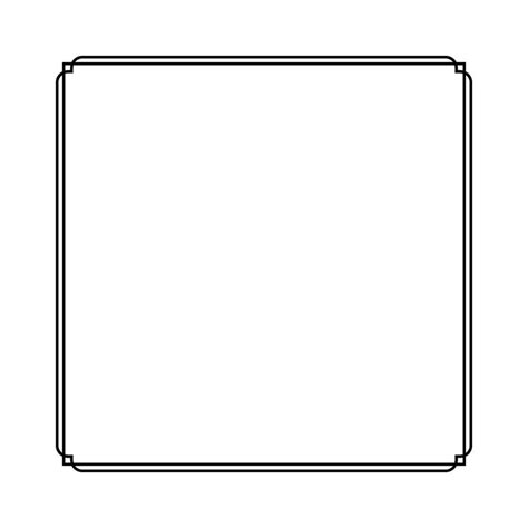 Simple Line Rectangle and or Rectangle Shape, can use for Simple ...