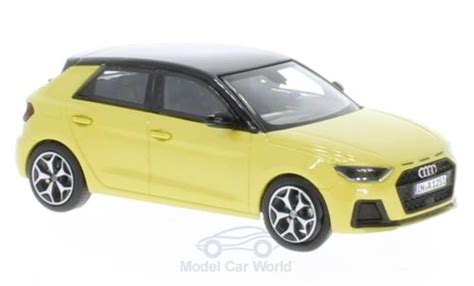 Miniature Audi A1 1 43 IScale Sportback Metallic Jaune Noire 2018