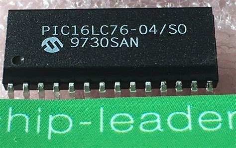 X Microchip Pic Lc So Risc Microcontroller Bit Otprom