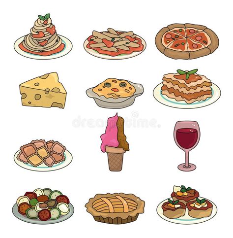 Italian Food Stock Illustrations – 145,415 Italian Food Stock ...