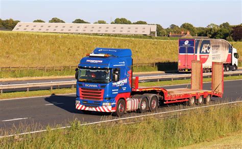 Thompsons Plant Hire Ltd Scania R490 V40TPH M6 Bilsborrow Grimmys