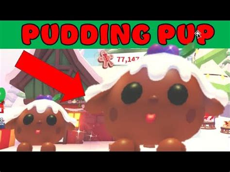 HOW TO GET CHRISTMAS PUDDING PUP PET IN ADOPT ME ALL NEW PET