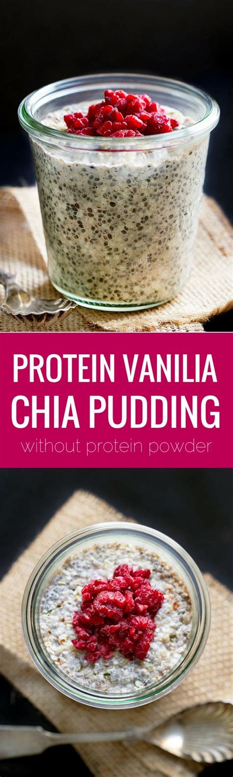 High Protein Vanilla Chia Pudding Recipe