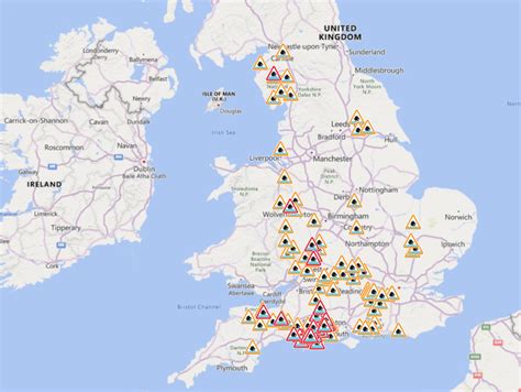 UK flood warning map: Full list of flooding alerts in place in England ...