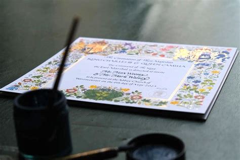 King Charles Coronation Invitations Get Final Touches See Photos