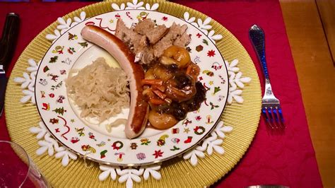 Weihnachtsessen Schlesische Lebkuchensauce Pfefferkuchen Sauce