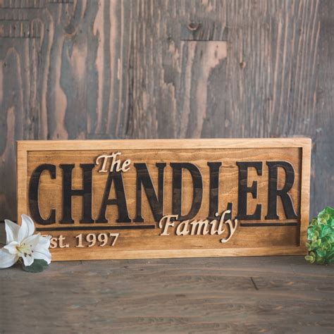 Buy Hand Made Family Name Signs Family Name Lawn Signs Family Name ...