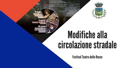 Comune Di Gavorrano Modifiche Circolazione Stradale Concerto