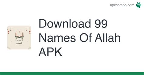 99 Names Of Allah Apk Android App Free Download