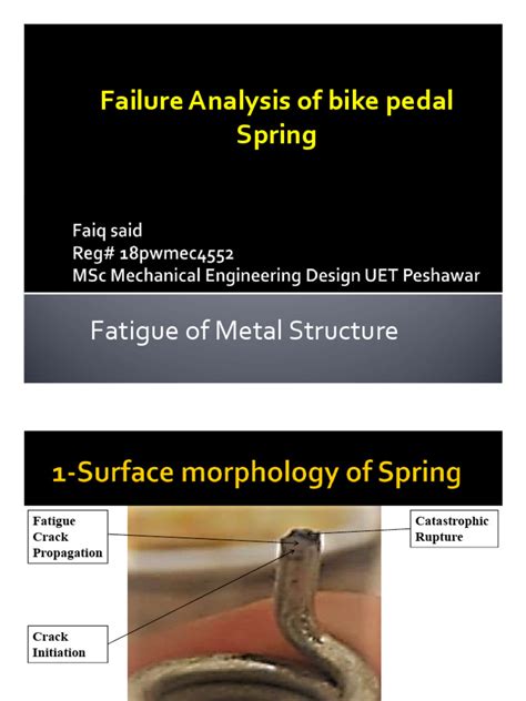 Failure Analysis of Bike Pedal Spring FS | PDF