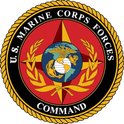 Sello Del Comando De Las Fuerzas Del Cuerpo De Marines De Los Estados