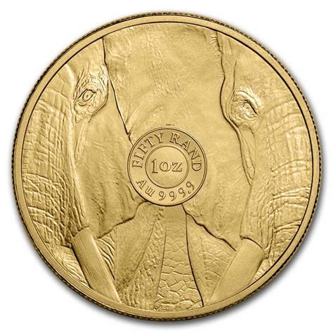 1 Oz Gold Coin 2023 South African Gold Big Five Elephant | New York Gold Co