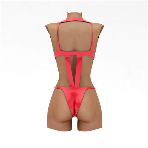 Sexy Bikini Woman Bust D Model Obj Unknown C D Free D
