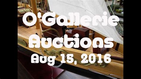 O'Gallerie Auctions - Antiques, Art, Collectibles and more - Video No ...