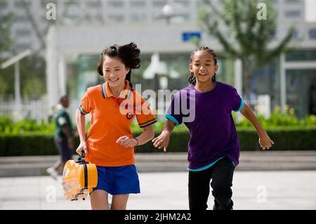 WENWEN HAN, JADEN SMITH, THE KARATE KID, 2010 Stock Photo - Alamy