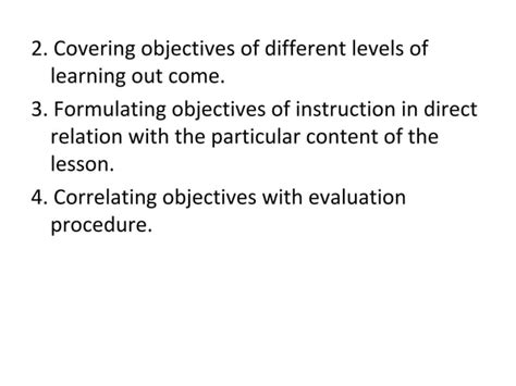 Writing Instructional Objectives Ppt