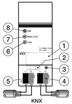 Abb Lk S Knx Linienkoppler Reg Online Kaufen Im Voltus Elektro Shop