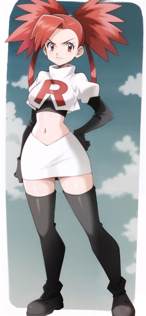 Ai Art Lora Model Team Rocket Classic Uniform Pixai