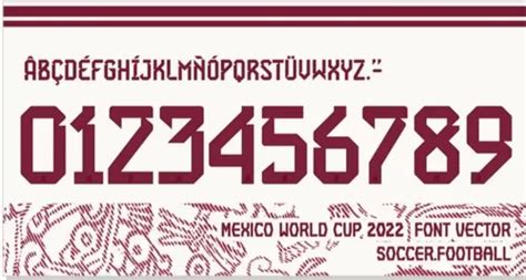 Tipografía México Font Vector 2022 Archivo Ttf Eps en venta en Gustavo