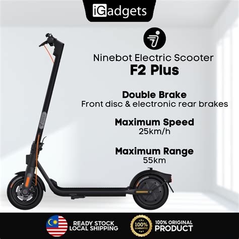 Ninebot Kickscooter F Plus E Powered By Segway China Version Sports