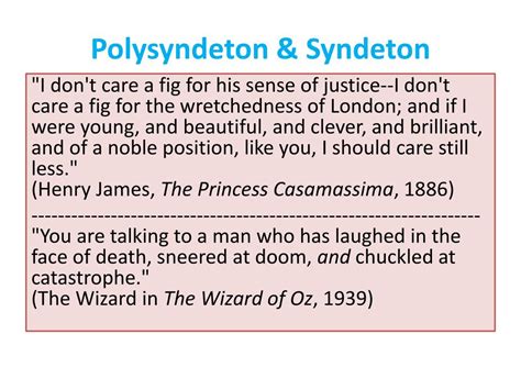 PPT - Polysyndeton PowerPoint Presentation, free download - ID:2317314