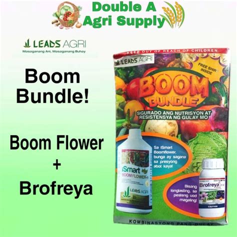 Boom Flower Brofreya Bundle Foliar Fertilizer Insecticide Leads