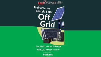 Treinamento Energia Solar Off Grid Intelbras Belportas E Belsolar