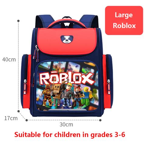 Roblox Bag Backpack For Kids Boys 3 6 Grade School Bags For Elementary