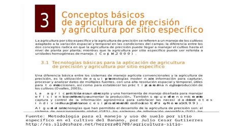 Conceptos Básicos Agricultura De Precisión Y Agricultura Por Sitio