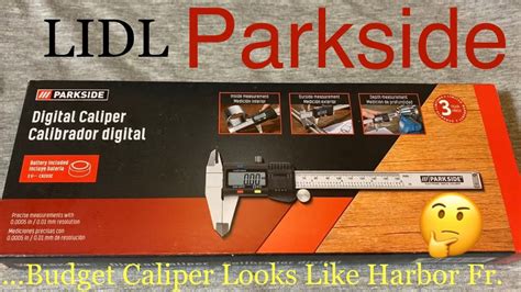 Lidl Parkside Inch Digital Caliper Youtube