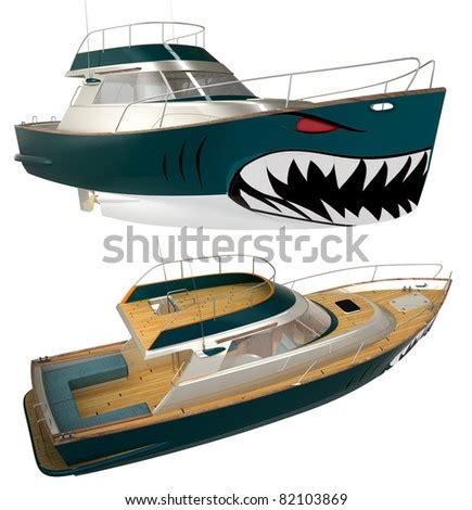 Shark Fishing Boat Stock Photo 82103869 : Shutterstock