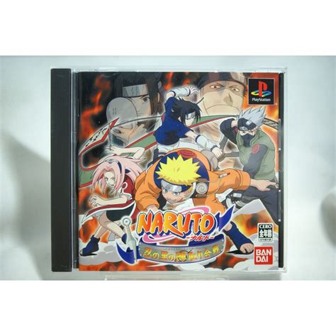 耀西 二手 純日版 Sony Ps Ps1 火影忍者 忍之里的陣取合戰 含稅附發票 蝦皮購物